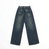 Taooba- 9588 DARK BLUE STRAIGHT DENIM JEANS