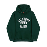 Taooba-3079 GREEN LETTERED HOODIE