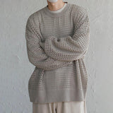 Taooba-5159 KNITTED HOLE SWEATER