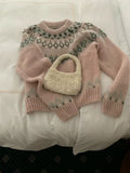 Taooba Emalee Nordic Pattern Knit Sweater