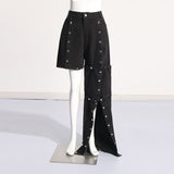 2000s fashion Niche High-Grade Trousers 2024 Spring New Fashion Personality Trendy Detachable Jeans