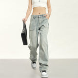 RTK (W) Taooba. 1932 WASHED BLUE STRAIGHT DENIM JEANS