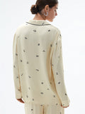 Taooba- Two-Piece Cardigan Long-Sleeved Printed Comfortable Pajama