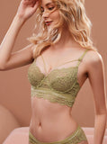 Taooba- Sexy Ultra-Thin Soft Lace Ribbon Breathable Bra Set