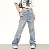 RTK (W) Taooba. 3049 LIGHT BLUE STRAIGHT DENIM JEANS