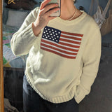 Taooba Mable American Flag Sweater