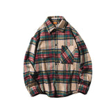 Taooba-2523 WOOLEN PLAID SHIRT