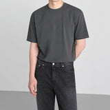 Taooba-4363 BASIC COTTON SHORT SLEEVE SHIRT