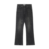 RTK (W) Taooba. 1352 SMOKE BLACK STRAIGHT DENIM JEANS