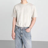 Taooba-4363 BASIC COTTON SHORT SLEEVE SHIRT