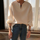 Taooba-6575 V-NECK CUFF LONGSLEEVE