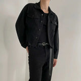 Taooba- 11067 BLACK DISTRESSED DENIM JK