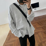 Taooba-1360 TWEED PLAID SHIRT