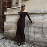 Taooba Fraidy Long Sleeve Maxi Dress