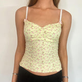 Taooba Dena Mini Floral Print Tank Top