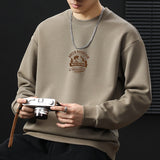 Taooba winter outfits men 2024 New Men's   Fashion round Neck Sweater