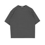 Taooba-1527 HALF SLEEVE STRIPED SHIRT