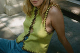 Taooba Sage Knitted Vest Top