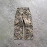 mens fashion Tiktok Printed Jacket Couple Wear Y2kakimbo Simple Camouflage Retro Casual Pants