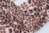 Taooba Mirielle Leopard Print Halter Top