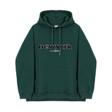 Taooba-5567 LETTERED NEW YORK PULLOVER HOODIE