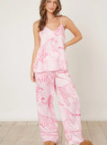 Taooba- Two Piece Tiger Printed Home Clothes Pajamas Set