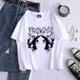 shirt New Men's and Women's Retro Top Loose Street National Fashion Sports Y2kt T-shirt Women