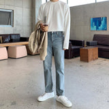 Taooba- 4387 STRAIGHT DENIM PANTS