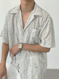 Taooba-5106 V-NECK PATTERN S/S SHIRT