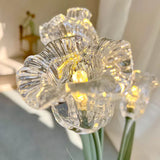 room ideas aesthetic Tulip Flower Table Lamp Modern Minimalist Creative Artificial Flower Decoration Bedroom Bedside Night Light Atmosphere Lamp Decoration