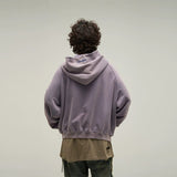 Taooba-10069 LAVENDER ZIP-UP HOODIE