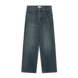 RTK (W) Taooba. 1934 DARK BLUE WIDE STRAIGHT DENIM JEANS