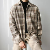 Taooba-2811 WOOLEN PLAID SHIRT