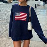 Taooba Mable American Flag Sweater