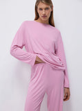 Taooba- Loose Pajama Set Long-Sleeved Home Wear