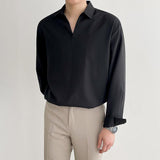 Taooba-2564 V-NECK COLLAR SHIRT