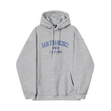 Taooba-6683 LETTERED SAN FRANCISCO PULLOVER HOODIE