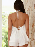 Taooba- Sexy and Versatile Halter Neck Backless High-Waist Two-Piece Suit