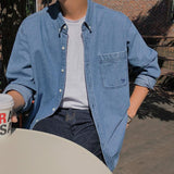 Taooba- 4083 DENIM COLLAR SHIRT