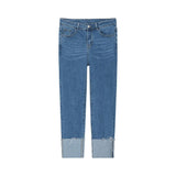 Taooba- 1547 DENIM STRAIGHT JEANS