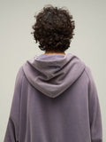 Taooba-10069 LAVENDER ZIP-UP HOODIE