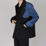 Taooba- 4188 DENIM STITCHED BLAZER JK