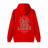 christian apparel Be the Light Hoodie Mahew 5:14 Sweatshirt Bible Drop-Shoulder Sleeve Sweater