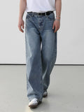 Taooba- 11516 BLUE STRAIGHT DENIM JEANS