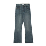 RTK (W) Taooba. 1910 DARK BLUE SLIM STRAIGHT DENIM JEANS