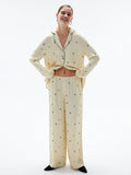 Taooba- Two-Piece Cardigan Long-Sleeved Printed Comfortable Pajama