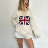 Taooba Brit Union Jack Knit Sweater