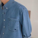 Taooba- 4083 DENIM COLLAR SHIRT