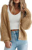 women’s style 2024 Autumn and Winter New Loose Knitted Coat Women's Sweater Cardigan