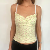 Taooba Dena Mini Floral Print Tank Top